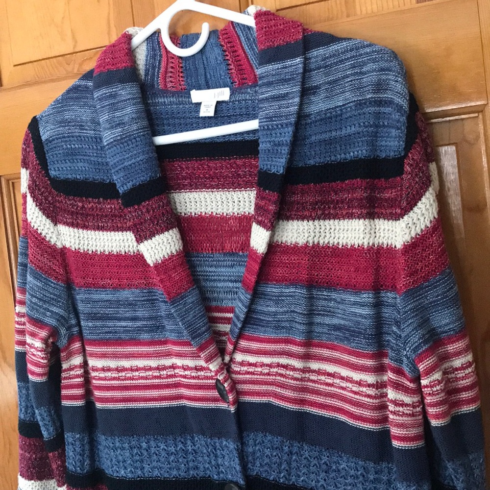 J.Jill Button Down Cardigan Petite M